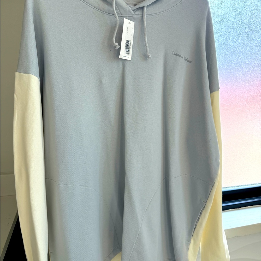 Outdoor Voices Oversized Hoodie New Size L XL